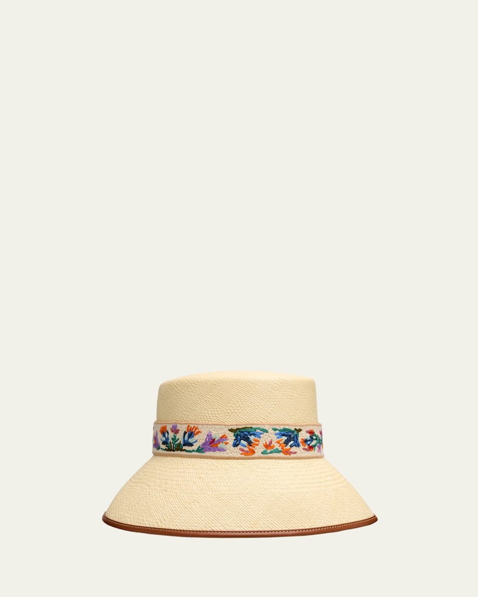Antibes Ramage Straw Bucket Hat